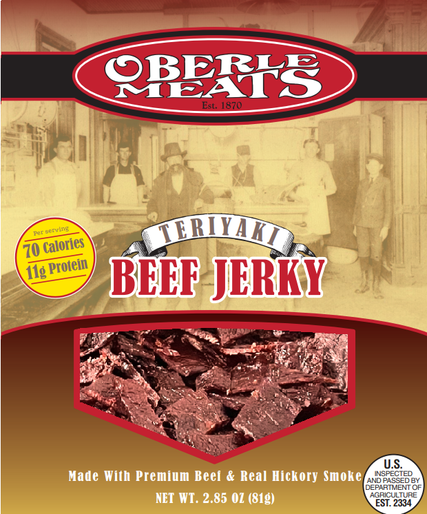 New! - 2.85oz Teriyaki Beef Jerky