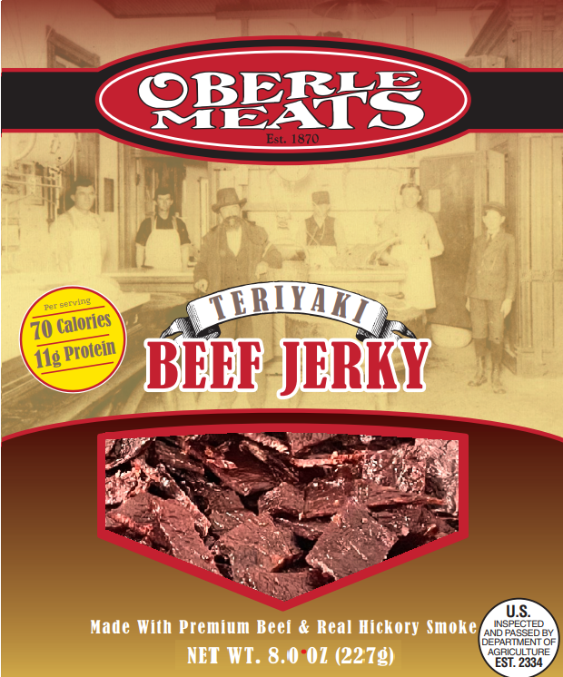 New! - 8oz Teriyaki Beef Jerky