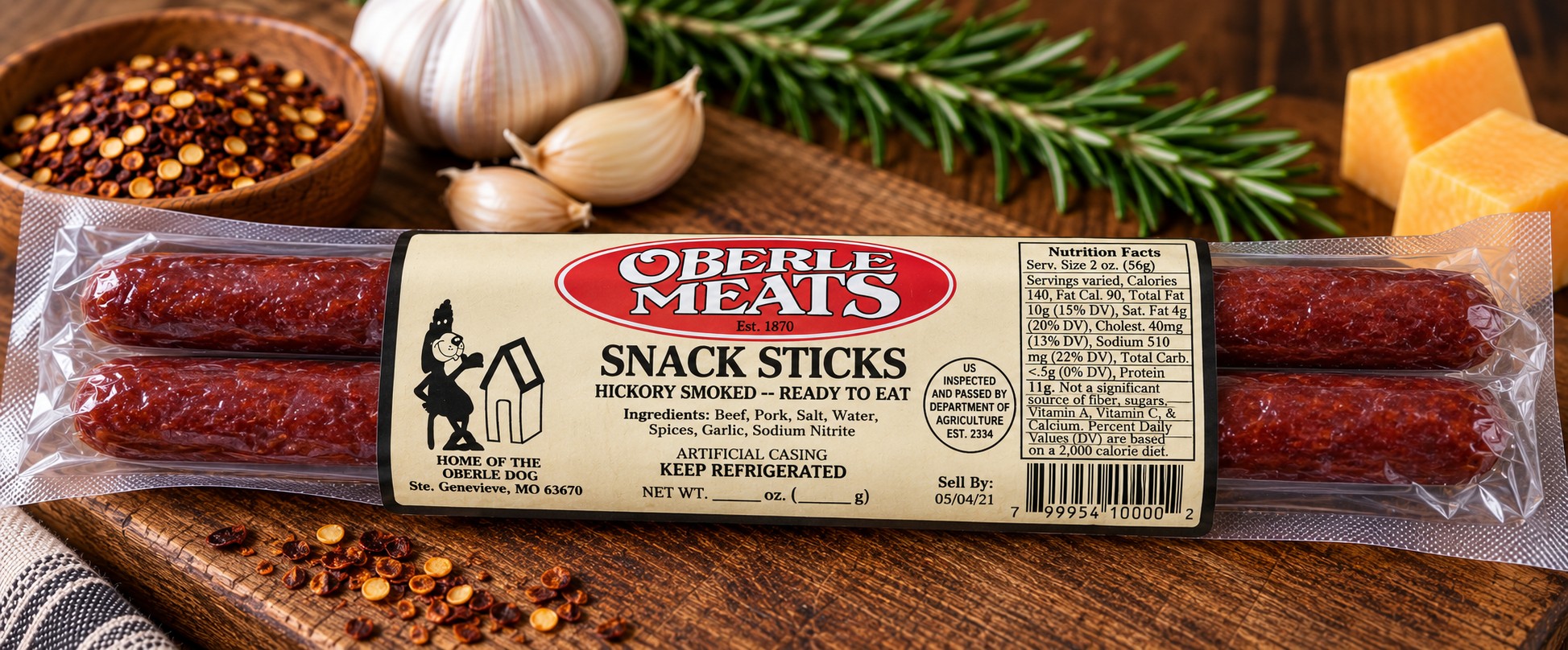 Snack Sticks (2 packs of 2)